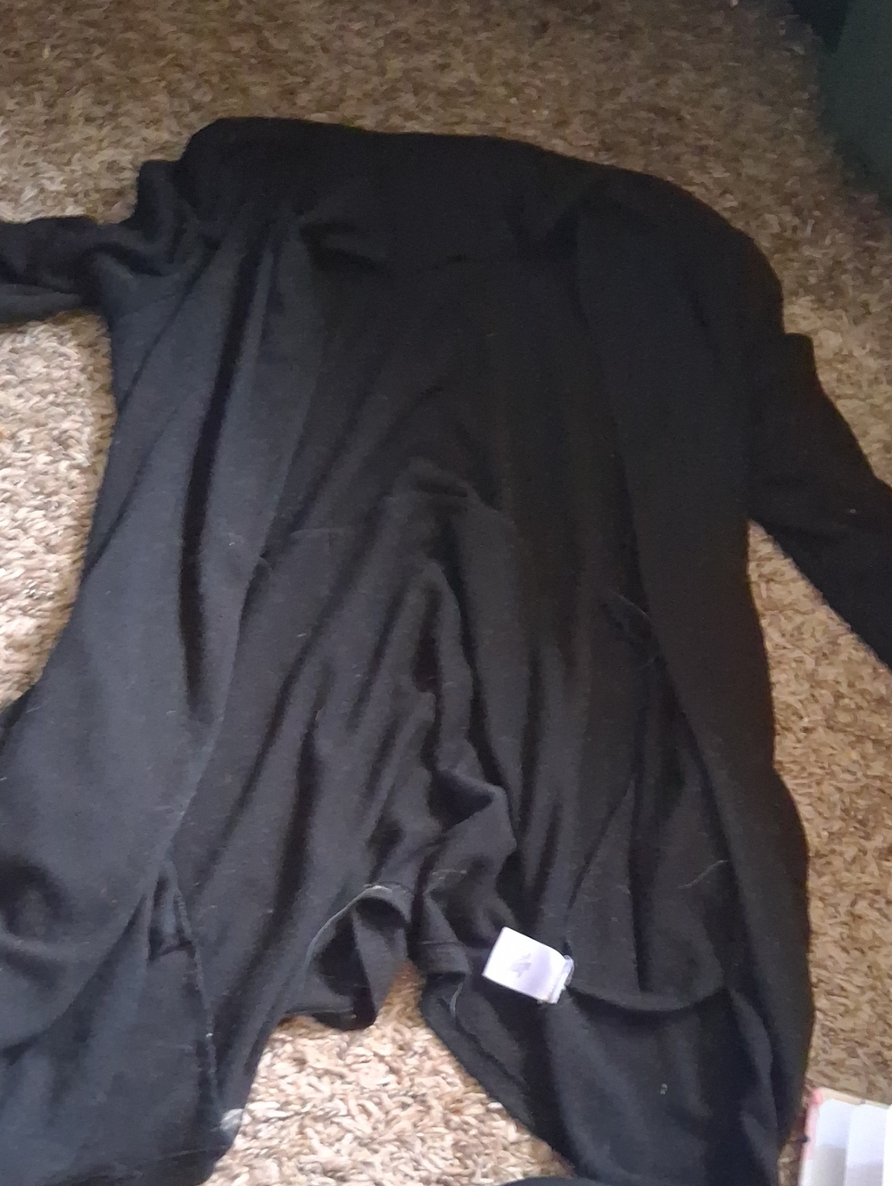 Sunday Black Open-Front Women's Cardigan